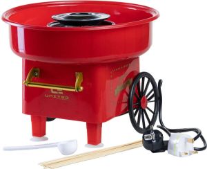 United Entertainment Cotton Candy Maker Suikerspin Mini suikerspin maker Kunststof Rood