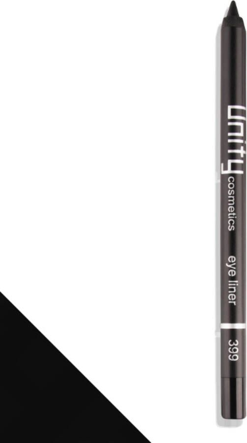 Unity Cosmetics Oogpotlood 399 Black zwart hypoallergeen • parfumvrij • parabeenvrij