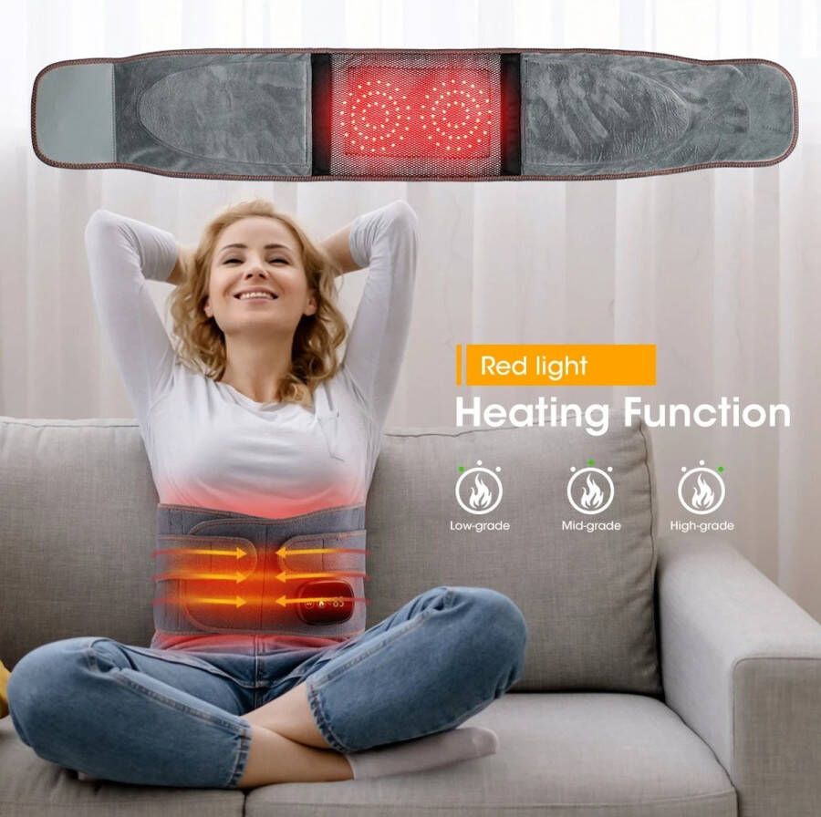 UniVerSale Tailleondersteuning Multifunctionele Elektrische Verwarming Massageband Infrarood Warm Kompres Massageapparaat