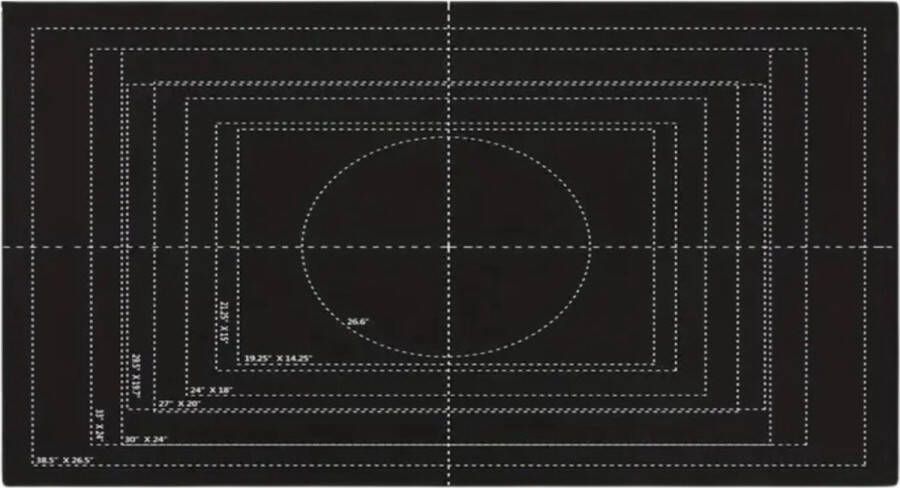 Universeel Bovista Puzzelmat Portapuzzle Puzzelmap 1000 Stukjes 1500 Stukjes 2000 Stukjes Puzzelkoffer Puzzelbord Opbergsysteem Zwart Inclusief Accessoires