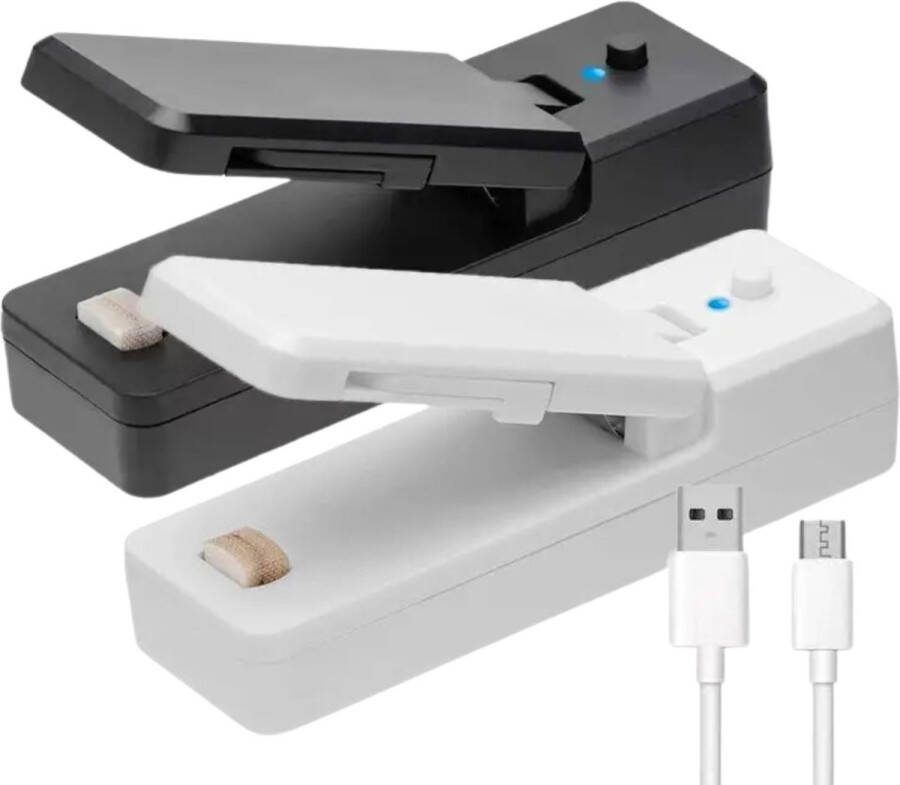 Universeel Draagbare Mini Sealer Heat Sealer Voor Snacks Thuisgebruik Oplaadbare Sealer Vacuüm Sealer Snacks Plastic Zak Heat Sealer