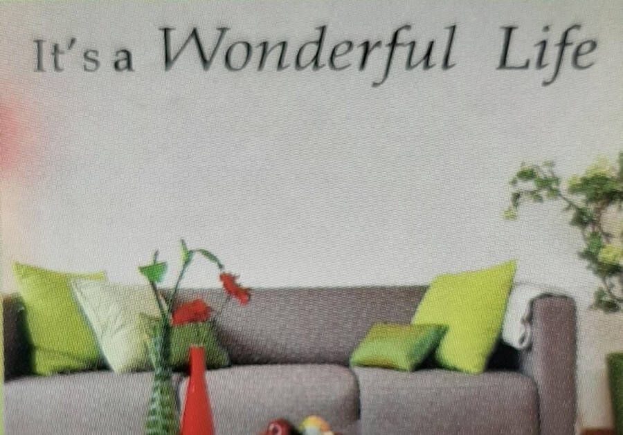 Universeel merk Muursticker Tekst- It's a Wonderful Life