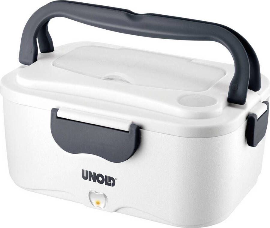 Unold 58850 Lunch container 1.5l Roestvrijstaal Zwart Wit lunchtrommel