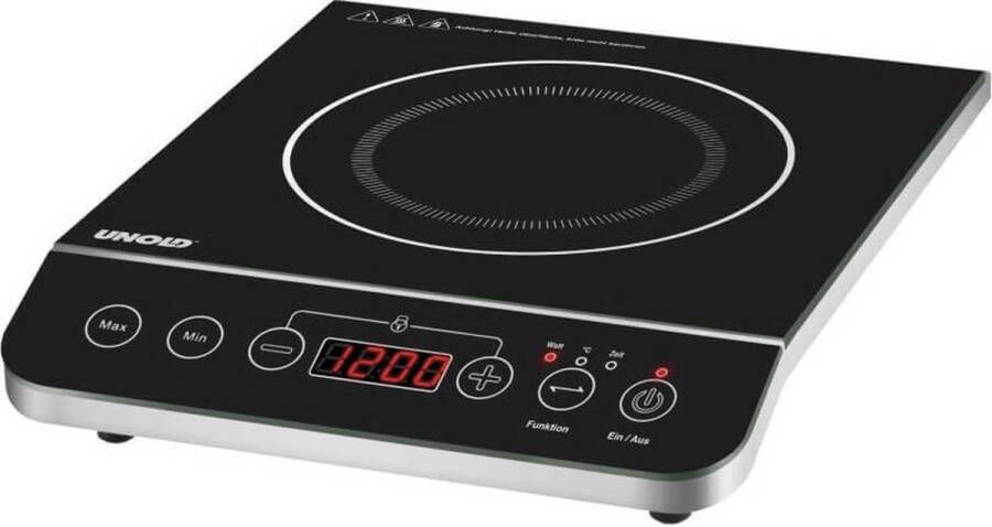 Unold Enkele inductiekookplaat 58105 Elegance tot 2.000 watt