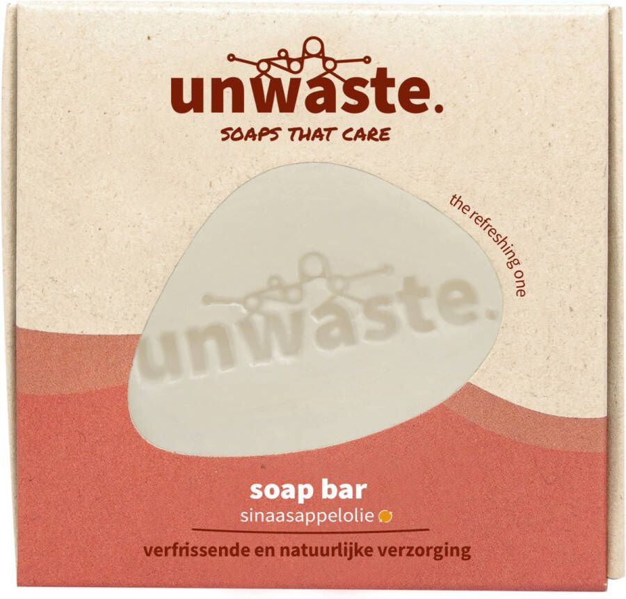 Unwaste Soap bar Sinaasappelolie The refreshing one
