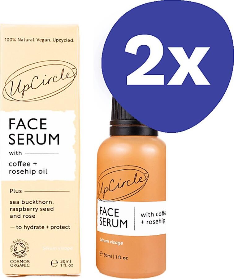 UpCircle Gezichtsserum met Koffie Olie (2x 30ml)