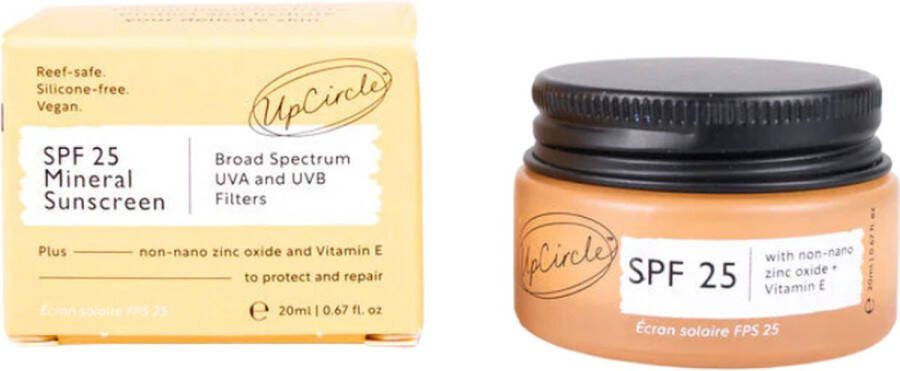 UpCircle Zonnebrandcrème SPF 25 – Upcycled frambozen Face UVA UVB Filters Vegan Hydraterend