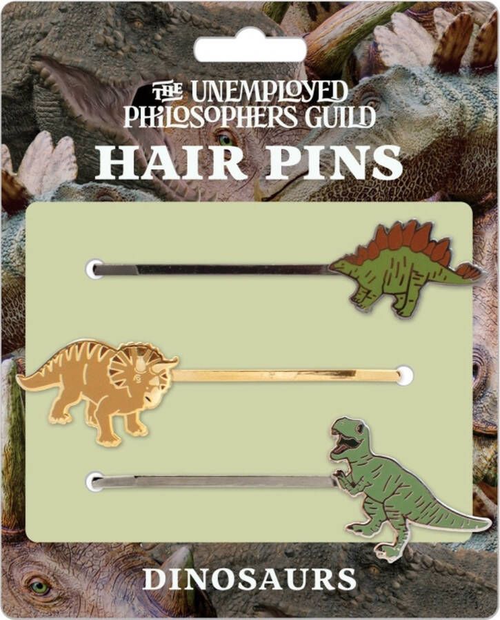 Unemployed Philosophers Guild Haarspelden Dinosaurussen