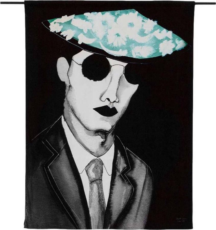 Urban Cotton Wandkleed | | Mr. Cool | 130 x 177 cm | katoen satijn | wanddoek | wanddecoratie