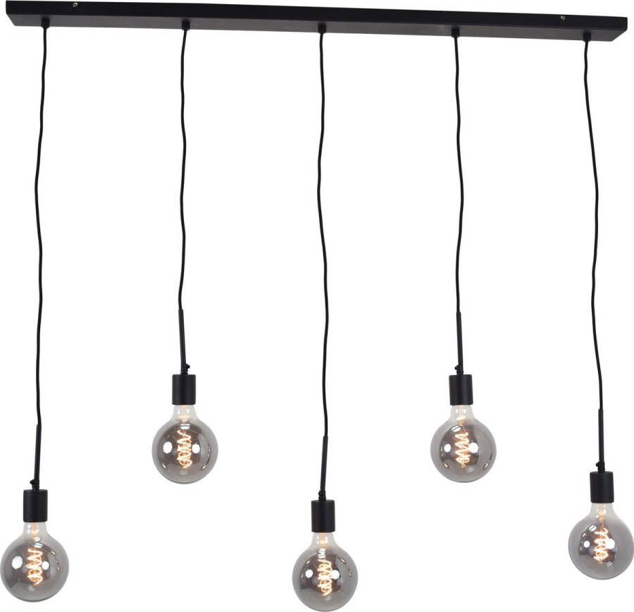 Urban interiors Bulby Hanglamp Zwart 5 lichts 8 5x120x130