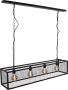 Urban interiors Frame Gaas Hanglamp 4 lichts Zwart Metalen frame 120x25x145 - Thumbnail 1