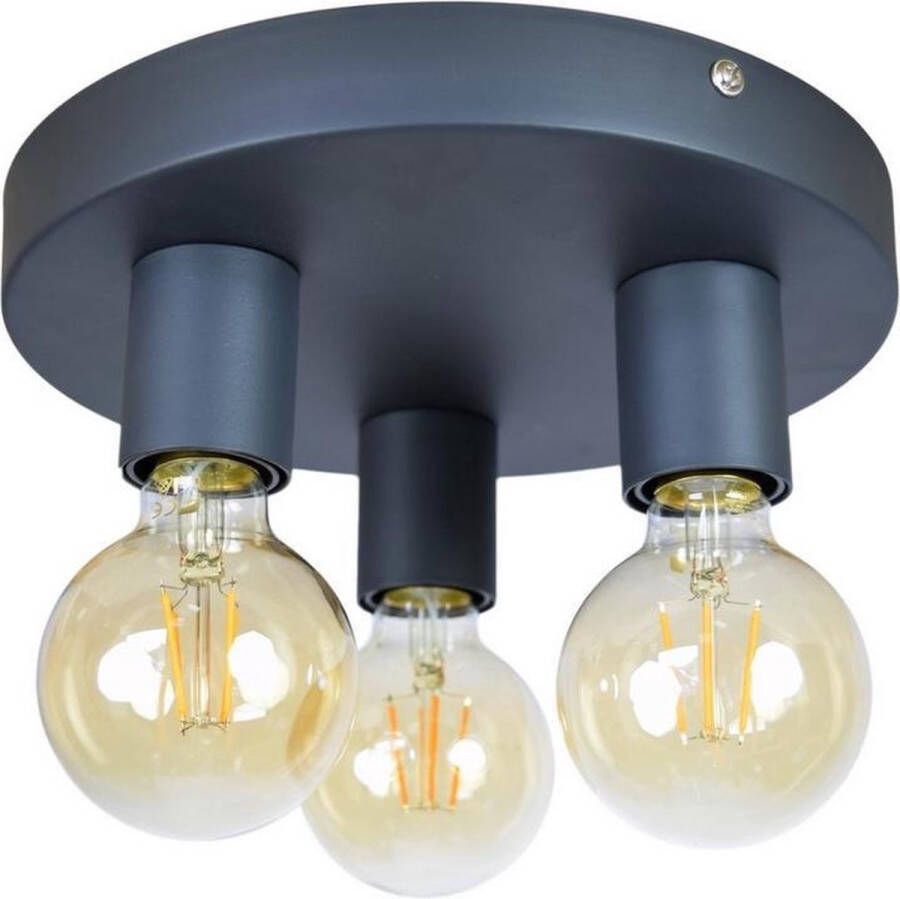 Urban Interiors plafondlamp Triple Ø25cm Vintage Black
