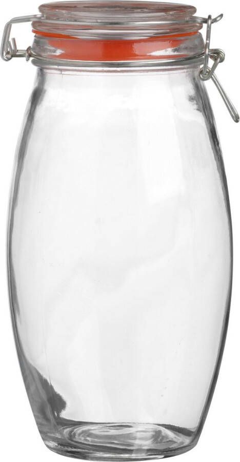 Urban Living Weckpot inmaakpot 1.9L glas beugelsluiting D12 x H25 cm Weckpotten