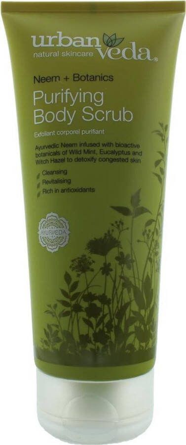 URBAN VEDA Purifying Body Scrub Tea Tree 200ml VEGAN