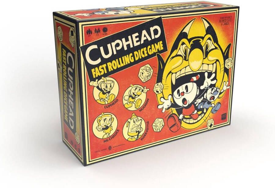 Usaopoly Cuphead: Fast Rolling Dice Game Bordspel Dobbelspel Engelstalig