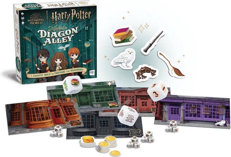 Usaopoly Harry Potter Mischief In Diagon Alley Dobbelspel (ENG)