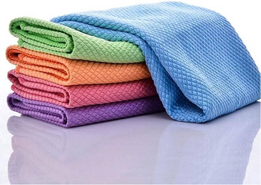 USEme Microvezeldoekjes Microvezeldoek Schoonmaak 100% Microvezel Ramen wassen zonder strepen Originele doeken Duurzaam De Bekende Raamdoeken 38cmx38cm