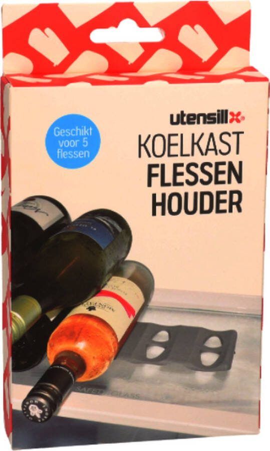 Utensill Flessenhouder koelkast Siliconen koelkast flessenhouder geschikt voor 5 flessen