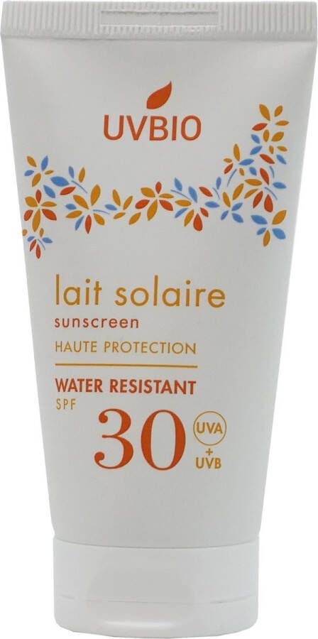 UVBIO Zonbescherming Sunscreen SPF 30 Biologisch Waterproof Gezicht en Lichaam 50ml