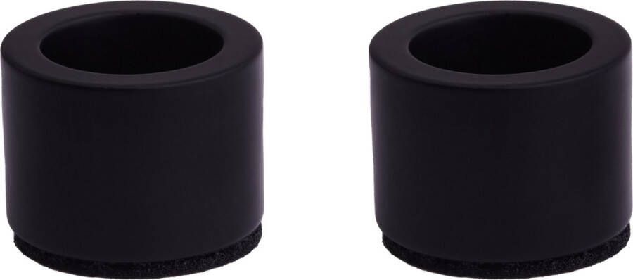 Uyuni kaarsenhouder Light zwart 2-pack