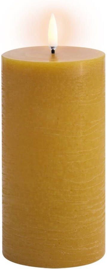 Uyuni led-kaars Rustic 7 8 x 15 2cm curry yellow