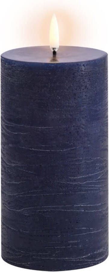 Uyuni led-kaars Rustic 7 8 x 15 2cm dark blue