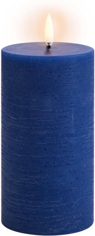 Uyuni led-kaars Rustic 7 8 x 15 2cm royal blue