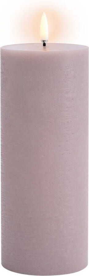 Uyuni led-kaars Rustic 7 8 x 20cm light lavender