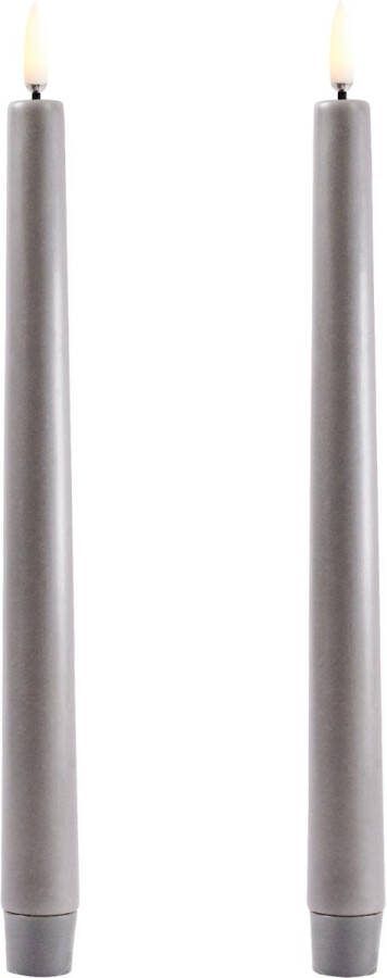 Uyuni Led Tafelkaars Grijs 25CM Set van 2