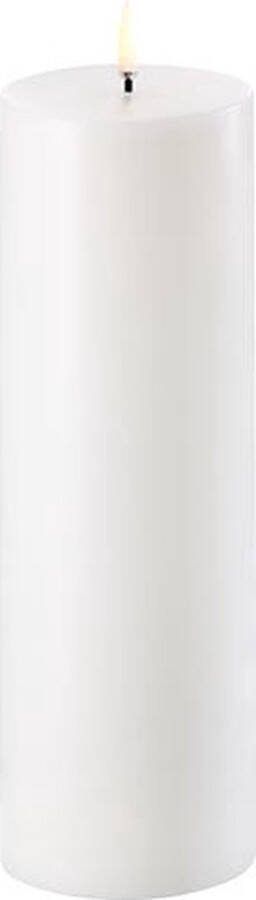 Uyuni Ledkaarsen Pillar Kaars Nordic White 7x25cm Ledkaars
