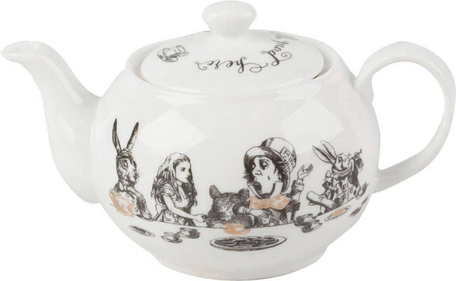 V&A Mini Theepot Porselein 0.45 L | Alice in Wonderland