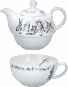 V&A Tea for One Theepot Set Porselein 0.25 L | Alice in Wonderland