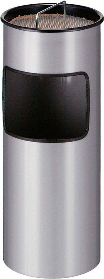 V-Part As-papierbak 30 ltr Steel aluminiumgrijs