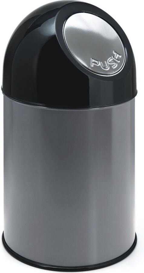 V-Part Pushbin Prullenbak 30 l RVS