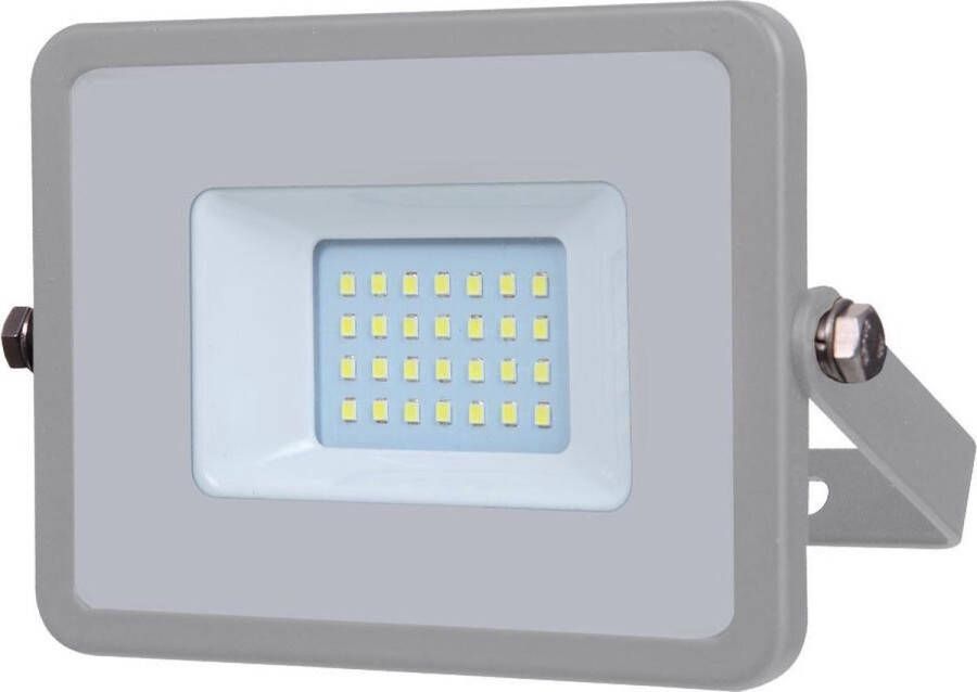 V-TAC Vt-20-g Grijze Led Schijnwerpers Samsung Ip65 20w 1600 Lumen 4000k 5 Jaar