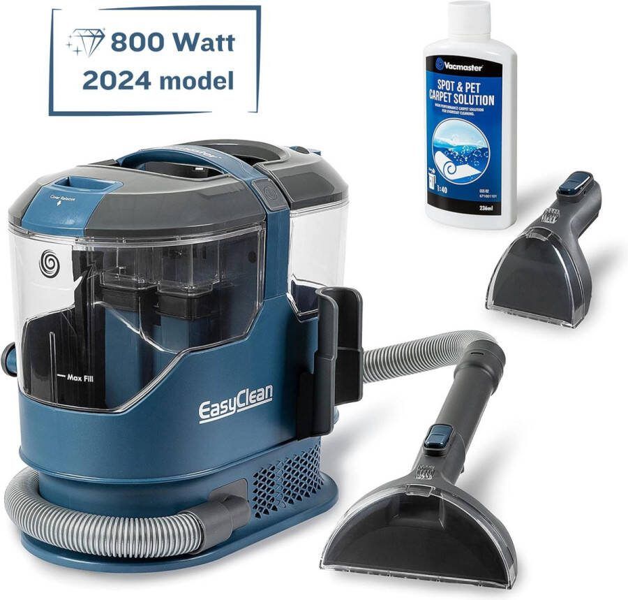 Vacmaster Krachtige Vlekkenreiniger 800W Tapijtreiniger Bank Reiniger Zetelreiniger Meubelreiniger Bankreiniger Textielreiniger Autobekleding & Matras Reinigingsmachine Spot Cleaner Waterstofzuiger Vlekkenreiniger met Zuigkracht