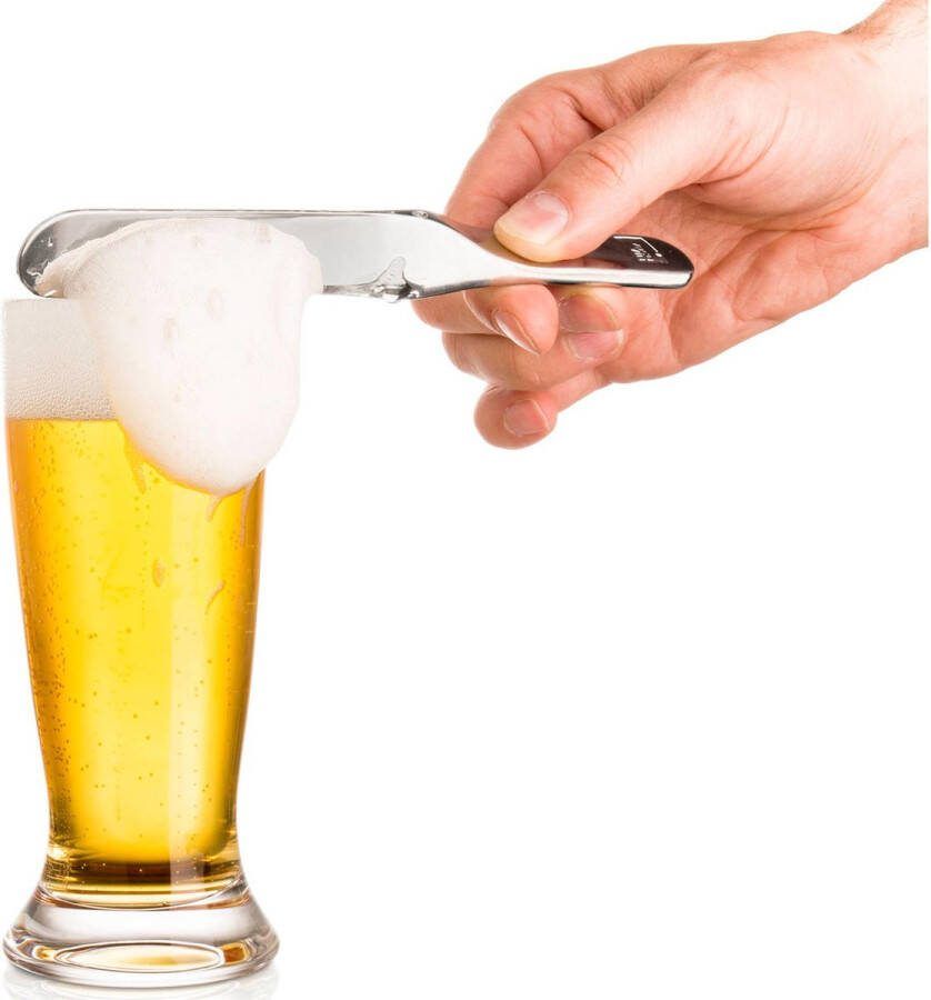 VacuVin Bierafschuimer Bartender Beer Blade Bierspatel Stainless Steel