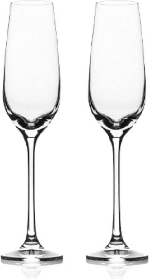 VacuVin Vacu Vin Champagneglas 2 stuks Kristalglas