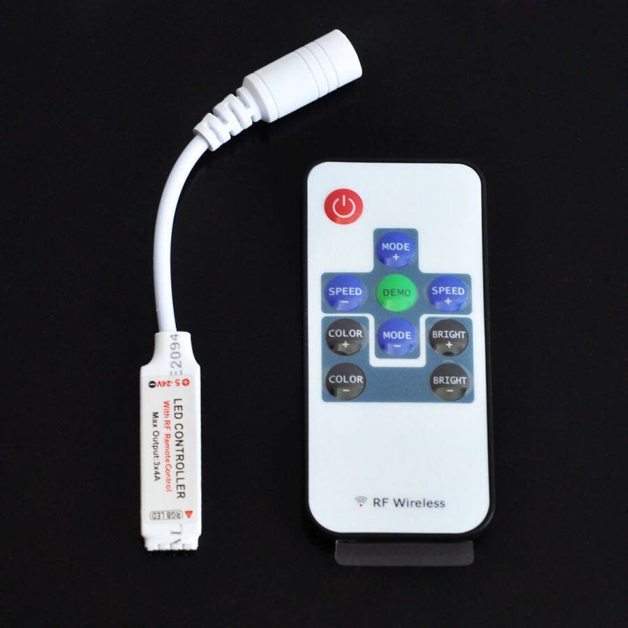 VAEM 10 keys RF remote wireless mini RGB LED controller- voor ledstrip