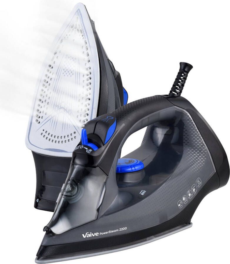 VAIVE PowerSteam 2200 Strijkijzer Stoomstrijkijzer 2200W Keramische Strijkzool