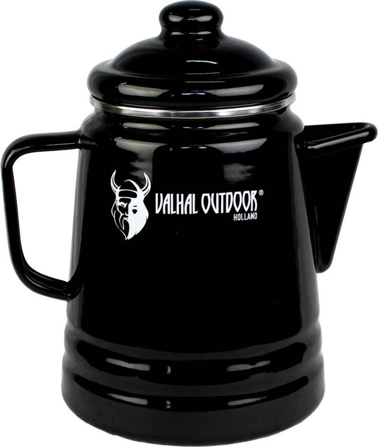 Valhal Outdoor Percolator 1 7L (ongeveer 6 koppen) geëmailleerd staal VH1.7P