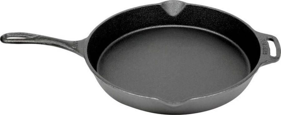 Valhal Outdoor Valhal Skillet Koekenpan Gietijzer met Steel Ø 30 cm Gietijzer Zwart