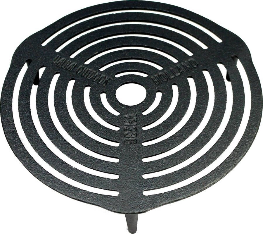 Valhal Outdoor stapelbaar grillrooster onderzetter Gietijzer diameter 23cm -VH23G