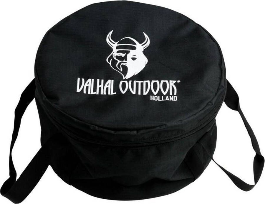 Valhal Outdoor tas voor Dutch Oven VH.BAG Nylon DO t m 8L verstevigde bodem en extra vakjes binnenin