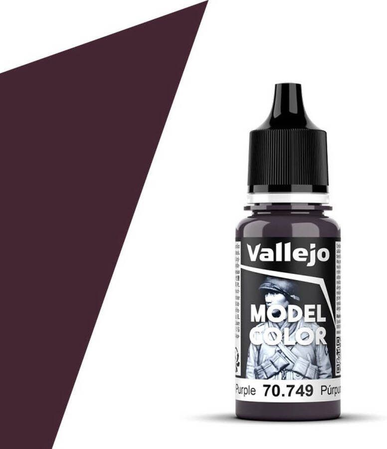Vallejo 70749 Model Color Dark Purple Acryl 18ml Verf flesje