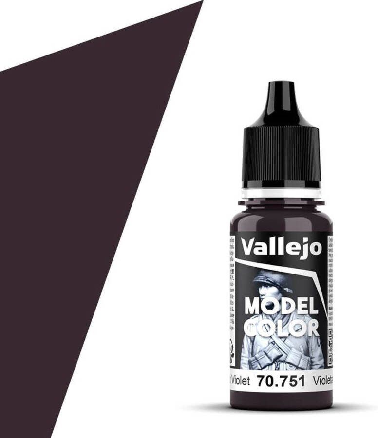 Vallejo 70751 Model Color Black Violet Acryl 18ml Verf flesje