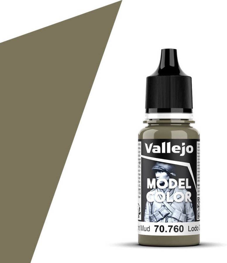 Vallejo 70760 Model Color Light Mud Acryl 18ml Verf flesje