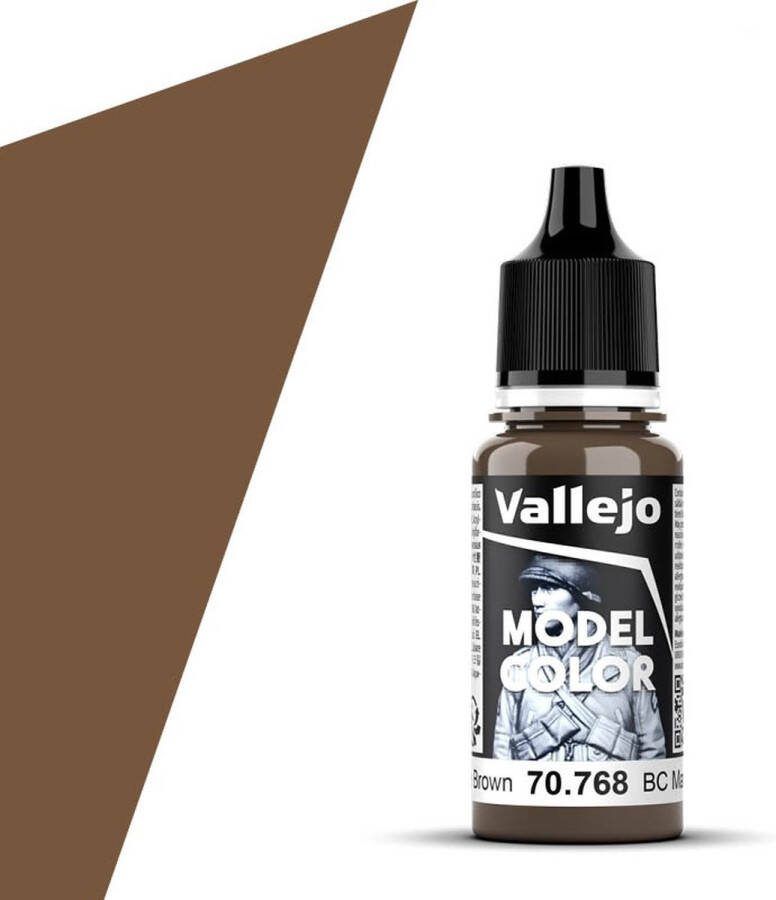 Vallejo 70768 Model Color BC Dark Brown Acryl 18ml Verf flesje