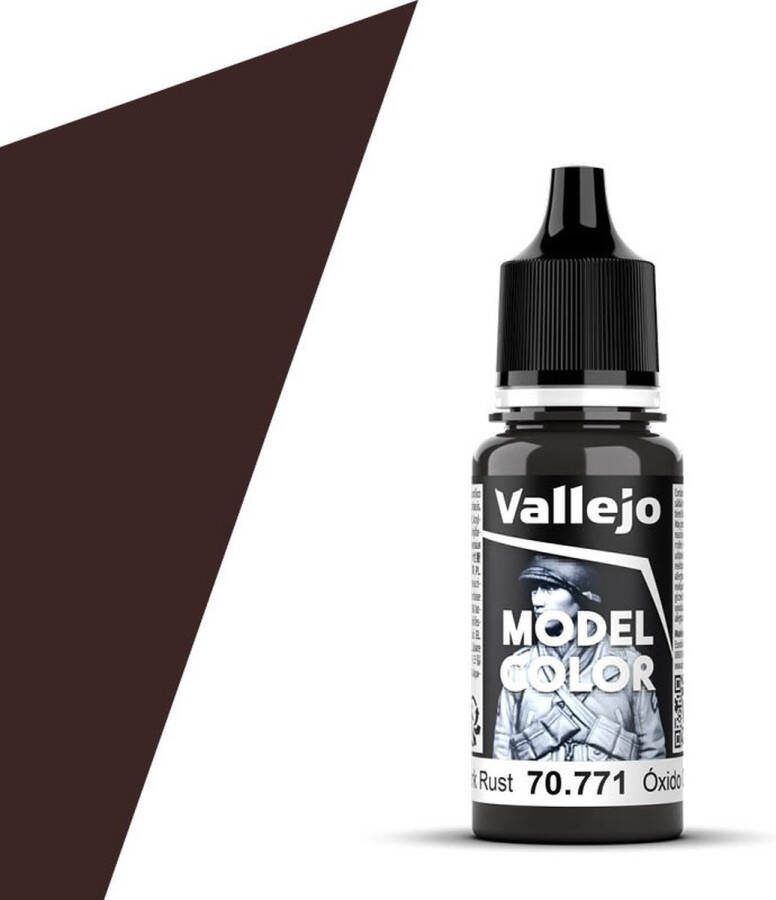 Vallejo 70771 Model Color Dark Rust Acryl 18ml Verf flesje