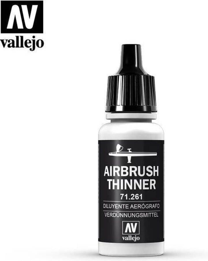 Vallejo 71261 Airbrush Thinner (17 ml) Verdunner